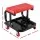 Giantz Rolling Creeper Seat Mechanic Stool with 36x36cm Tool Tray Heavy Duty Steel C-Frame 130kg Capacity