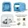Giantz Inflatable Paint Booth 2.5m x 3m x 2.5m with 550W Blower and Air Filter System Blue