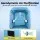 Giantz Inflatable Paint Booth 2.5m x 3m x 2.5m with 550W Blower and Air Filter System Blue