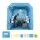 Giantz Inflatable Paint Booth 2.5m x 3m x 2.5m with 550W Blower and Air Filter System Blue