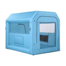 Giantz Inflatable Paint Booth 2.5m x 3m x 2.5m with 550W Blower and Air Filter System Blue