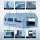 Giantz Inflatable Spray Booth 8.5x4.6m Car Paint Tent with Filter System, 2 Blowers, Oxford Cloth, PVC, Blue
