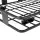 Giantz Universal 160cm Black Roof Rack Basket | Steel Cargo Carrier with 100kg Capacity & Wind Deflector for Cars