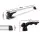 Giantz Universal 145cm Car Roof Racks, Aircraft-Grade Aluminium, Adjustable, No Drilling, Silver, Fits Bare-Roof Cars