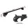 Giantz Universal Car Roof Racks - 108cm Adjustable Aluminium Cross Bars, Anti-Theft Lock, Fits Most SUVs & Utes, Black