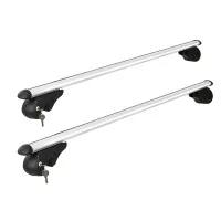 Giantz Universal Car Roof Rack: Adjustable 123cm Aluminium Cross Bars, Anti-Theft, 90kg Load, for SUVs & Utes
