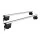 Giantz Universal Aluminium Car Roof Racks - 111cm Silver Cross Bars with Anti-Theft Lock, 90kg Load, Easy Fit for SUVs