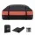 Giantz Rooftop Cargo Bag 15 Cubic Ft Waterproof 500D PVC Universal Car Luggage Carrier 110x85x25cm Anti Slip Mat