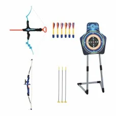 Keezi Kids Bow and Arrow Set with Freestanding Target Suction Cup Arrows and Safety Goggles Portable Archery Toy