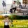 Keezi Kids Bow and Arrow Set with Freestanding Target Suction Cup Arrows and Safety Goggles Portable Archery Toy