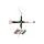Keezi Kids Bow and Arrow Set 81cm with 6 Foam Arrows Lightweight Plastic Archery Toy for Ages 8+ Outdoor Indoor
