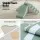 Keezi Kids Climbing Blocks 4-Piece Foam Toddler Indoor Playset with Climbing Slide Green PU+PE Core
