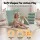 Keezi Kids Climbing Blocks 4-Piece Foam Toddler Indoor Playset with Climbing Slide Green PU+PE Core