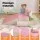 Keezi Kids Climbing Blocks 5-Piece Foam Toddler Indoor Playset with Slide and Rocker Multicoloured