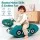 Keezi Kids Climbing Blocks Foam Playset - Teal Blue, Soft PU Leather, 81x28x23cm, Detachable, Boosts Motor Skills