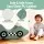 Keezi Kids Climbing Blocks Foam Playset - Soft Green Indoor Toy, Easy-Clean PU Leather, Boosts Motor Skills, 81x28x23cm