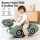 Keezi Kids Climbing Blocks Foam Playset - Soft Green Indoor Toy, Easy-Clean PU Leather, Boosts Motor Skills, 81x28x23cm