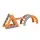 Keezi Kids Climbing Frame Set: Indoor/Outdoor Pikler Triangle Climber with Slide, Arch & More, HDPE, 210x41x68.5cm