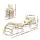 Keezi Kids 3-in-1 Climbing Frame Set with Slide, 50kg Capacity, Indoor Outdoor Wooden Play Gym for Toddlers