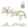 Keezi Kids 3-in-1 Climbing Frame Set with Slide, 50kg Capacity, Indoor Outdoor Wooden Play Gym for Toddlers