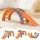 Keezi Kids Climbing Frame Set with Slide | Versatile Indoor Outdoor Playset | HDPE | 153x41x54cm | Supports 50kg