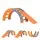 Keezi Kids Climbing Frame Set with Slide | Versatile Indoor Outdoor Playset | HDPE | 153x41x54cm | Supports 50kg