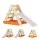 Keezi Kids Climbing Frame Set with Slide - Versatile Indoor/Outdoor Toddler Playset, HDPE, 77x41x68.5cm, 50kg Capacity