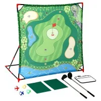 Keezi Kids Golf Chipping Game Set with Adjustable Clubs