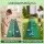 Kids Golf Putting Game Set with 2m Mat, 12 Balls and 3 Target Holes Green Keezi Ages 3-8 Toy Set for Indoor Outdoor Play