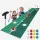Kids Golf Putting Game Set with 2m Mat, 12 Balls and 3 Target Holes Green Keezi Ages 3-8 Toy Set for Indoor Outdoor Play