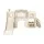 Keezi Kids 6-in-1 Indoor Slide Set for Toddlers Beige with Drawing Board Basketball Hoop and Playhouse