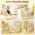 Keezi Kids Slide Set Indoor Playset with Drawing Board and Building Block Table Yellow