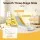 Keezi Kids Slide Set Indoor Playset with Drawing Board and Building Block Table Yellow