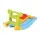 Keezi Kids 3-in-1 Slide Set Toddler Indoor Playset with Rocking Horse and Ring Toss Multicolour for 3+ Years