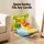 Keezi Kids 3-in-1 Slide Set Toddler Indoor Playset with Rocking Horse and Ring Toss Multicolour for 3+ Years