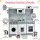 Keezi Wooden Play Kitchen Pretend Kitchen 82.8cm with Microwave Oven Sink and Food Set Grey and White