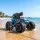 Keezi 1:16 Scale Amphibious Remote Control Car Boat 2.4GHz 4WD with Water Spray and Wristband Controller Blue