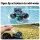 Keezi 1:16 Scale Amphibious Remote Control Car Boat 2.4GHz 4WD with Water Spray and Wristband Controller Blue