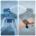 Keezi 1:16 Scale Amphibious Remote Control Car Boat 2.4GHz 4WD with Water Spray and Wristband Controller Blue
