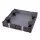 Kids Square Sandpit Sandbox with Cover, 4 Seats and Grey Liner, Brown Outdoor Play Area by Keezi Brand