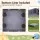 Kids Square Sandpit Sandbox with Cover, 4 Seats and Grey Liner, Brown Outdoor Play Area by Keezi Brand