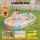 Keezi 9-Piece Straw Beach Fence Sandpit Set Large Multicolour Kids Outdoor Sand Box Play Area 3+yrs Children