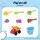 Keezi 2-in-1 Kids Sandpit Water Table Working Excavator Digger Sensory Play Table with 8 Accessories
