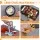Keezi Wooden Sandpit and Mud Kitchen 2-in-1 Outdoor Play Station Fir Wood Sink Tap Stove Knobs Storage