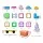 Keezi 100pcs Kids Magnetic Tiles Set - STEM Educational Toy for Ages 3+, Non-Toxic, EN71 Certified, with Storage Box