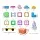 Keezi 120pcs Kids Magnetic Tiles Set - Educational BPA-Free STEM Toy with Storage Box for Ages 3+