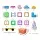 Keezi 60pcs Kids Magnetic Tiles Building Set - BPA-Free, Safe Educational Toy for Ages 3+, Includes Storage Box