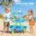 Keezi Kids 4-Tier Sand and Water Table Playset – EN71 Certified, Non-Toxic, Multicolour Fun with Accessories for Ages 3+