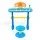 Keezi Kids 37-Key Piano Keyboard Set: Electronic Musical Instrument with Stool, Mic, LED Lights & More for Ages 3+