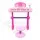 Keezi Kids 37-Key Piano Keyboard Set with Stool & Microphone - Pink, LED Lights, 5 Beats & 10 Songs, Ages 3+